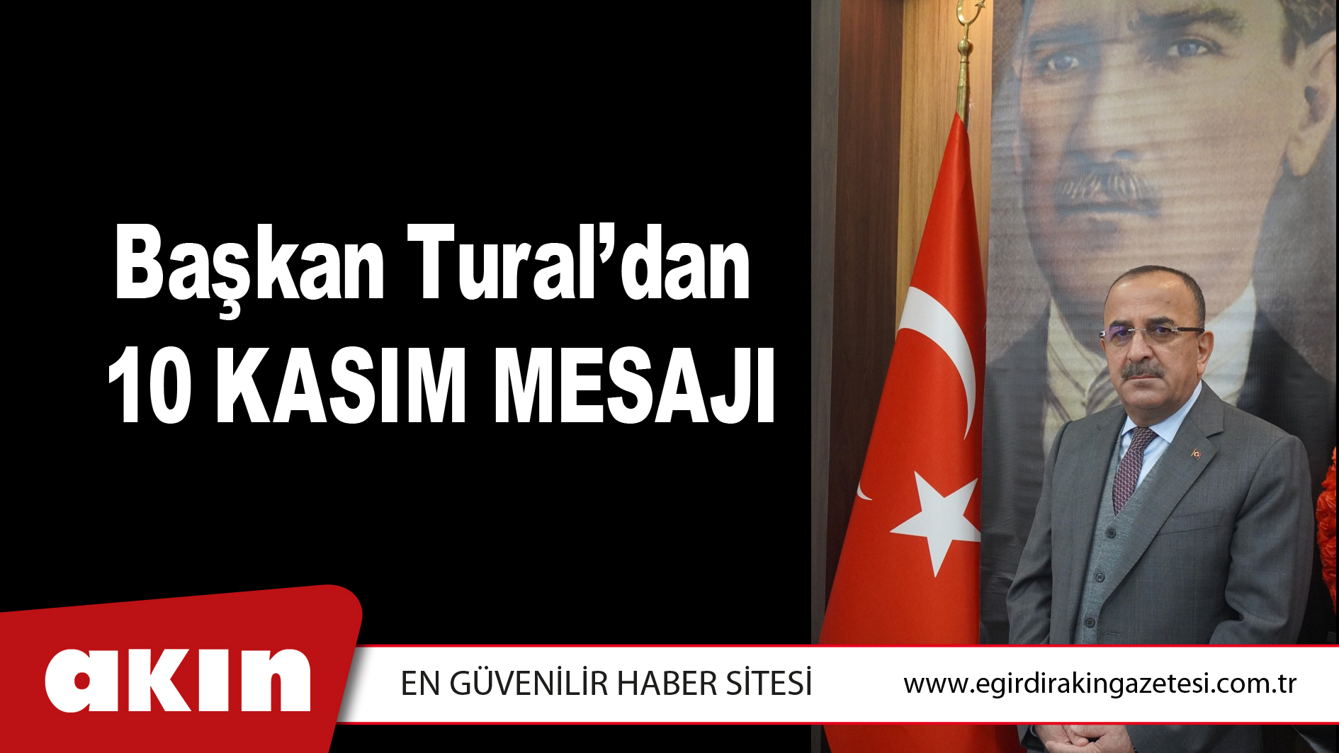 Başkan Tural’dan 10 KASIM MESAJI