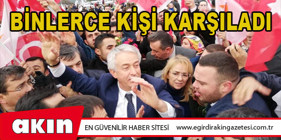 Başdeğirmen'i binlerce kişi karşıladı