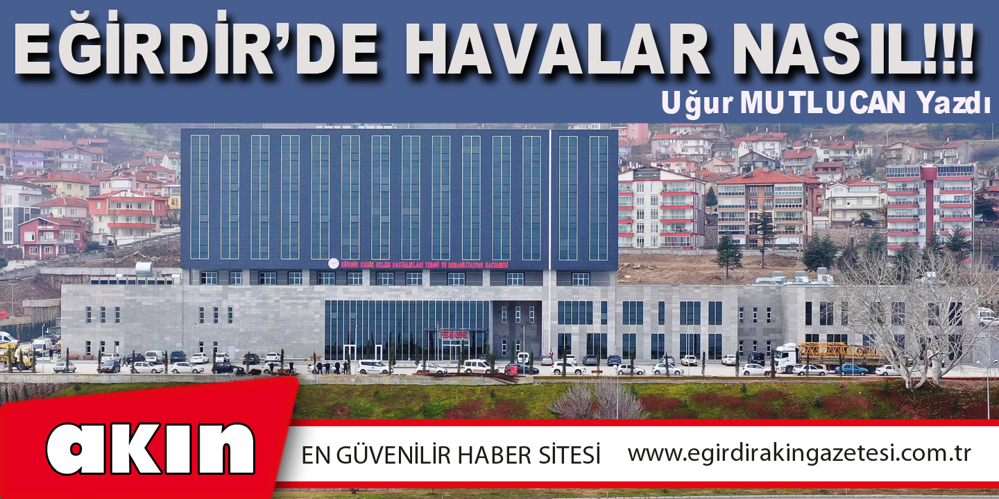 Eğirdir’de Havalar Nasıl!!!