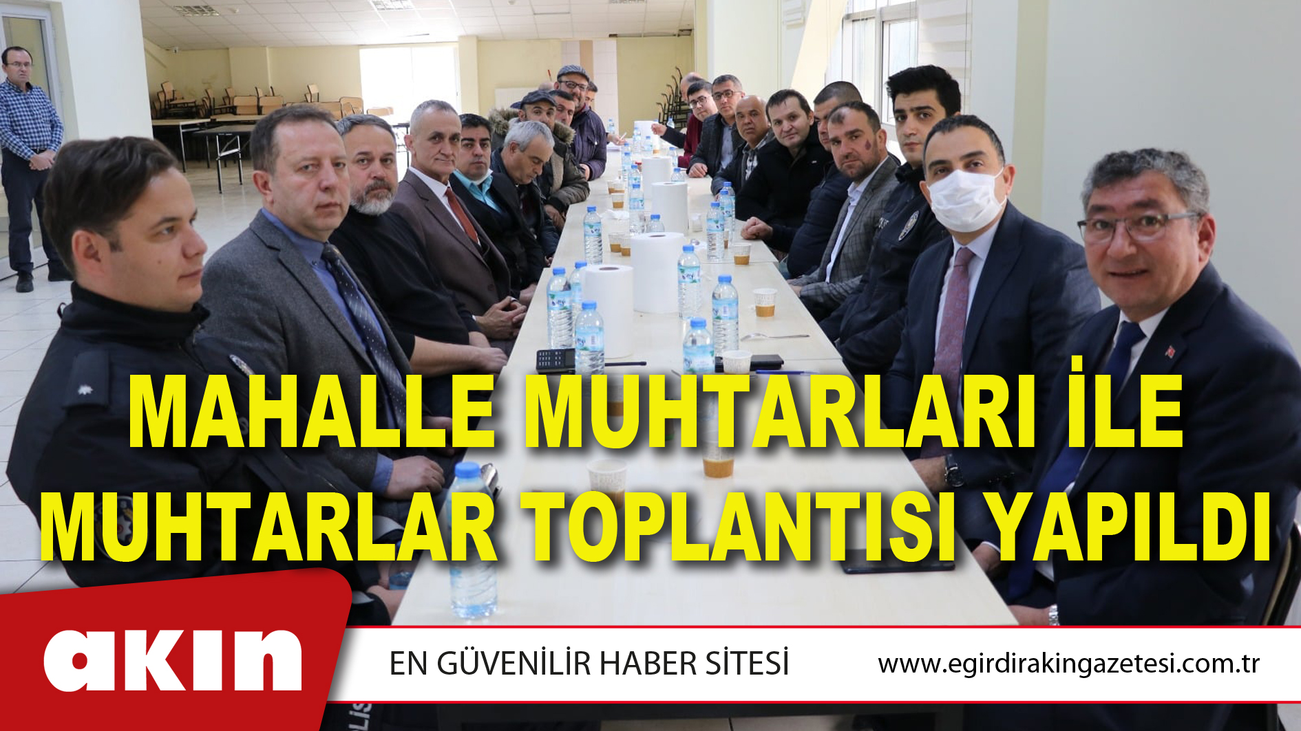 Mahalle Muhtarları İle Muhtarlar Toplantısı Yapıldı