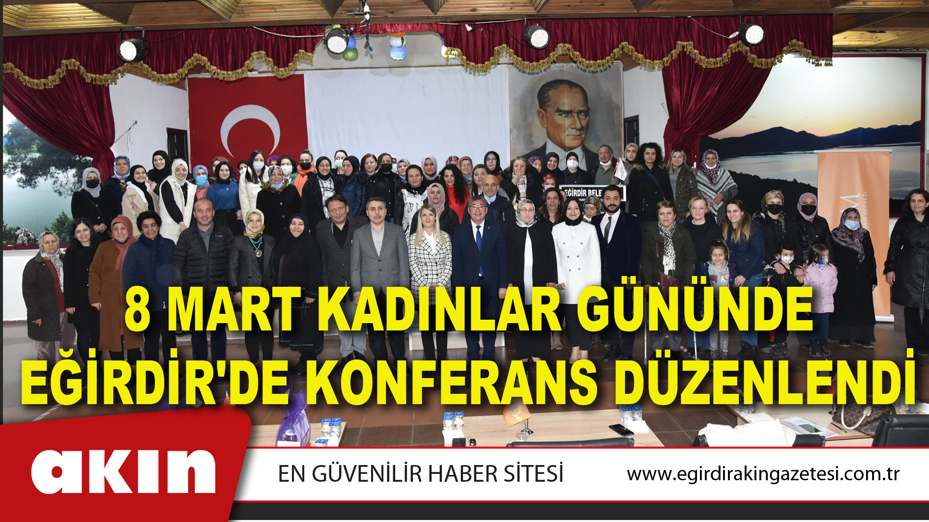 8 Mart Kadınlar Gününde Eğirdir'de Konferans Düzenlendi