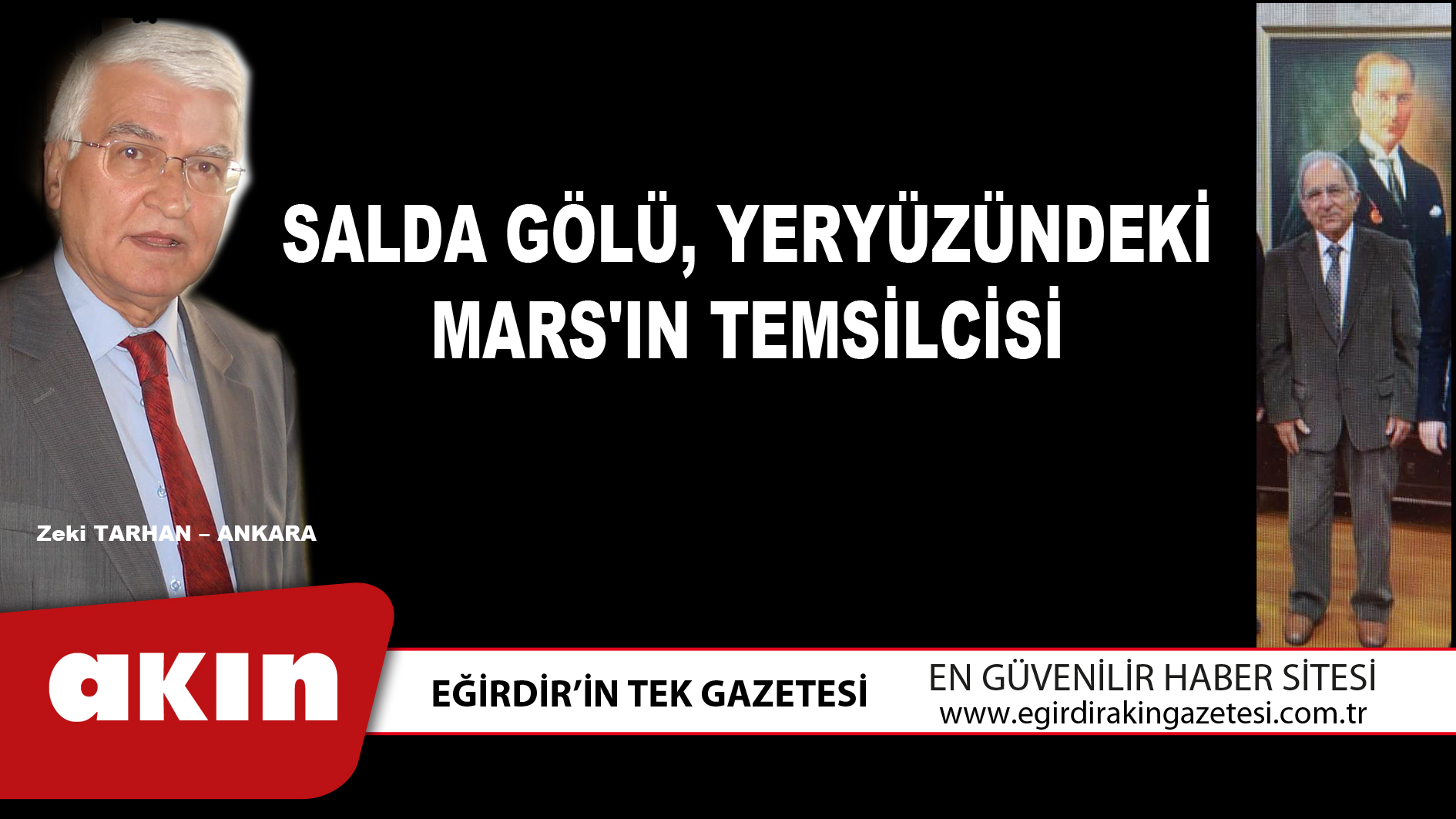 SALDA GÖLÜ YERYÜZÜNDEKİ MARS'IN TEMSİLCİSİ  