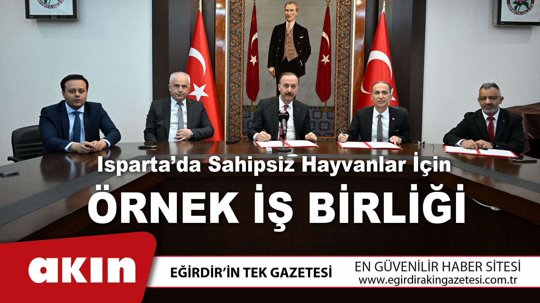 Isparta’da Sahipsiz Hayvanlar İçin  Örnek İş Birliği