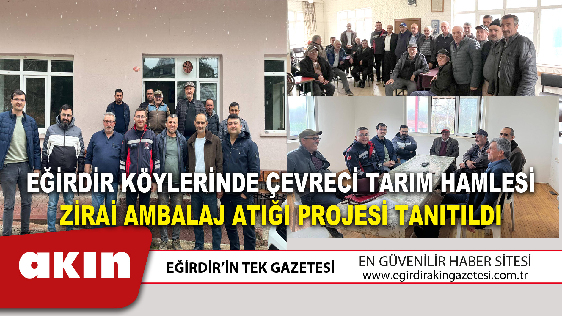 eğirdir haber,akın gazetesi,egirdir haberler,son dakika,EĞİRDİR KÖYLERİNDE ÇEVRECİ TARIM HAMLESİ
