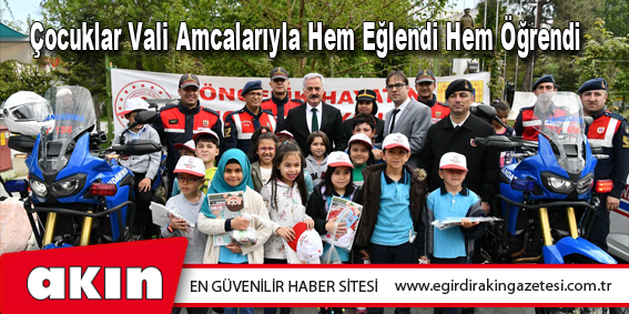 Çocuklar Vali Amcalarıyla Hem Eğlendi Hem Öğrendi