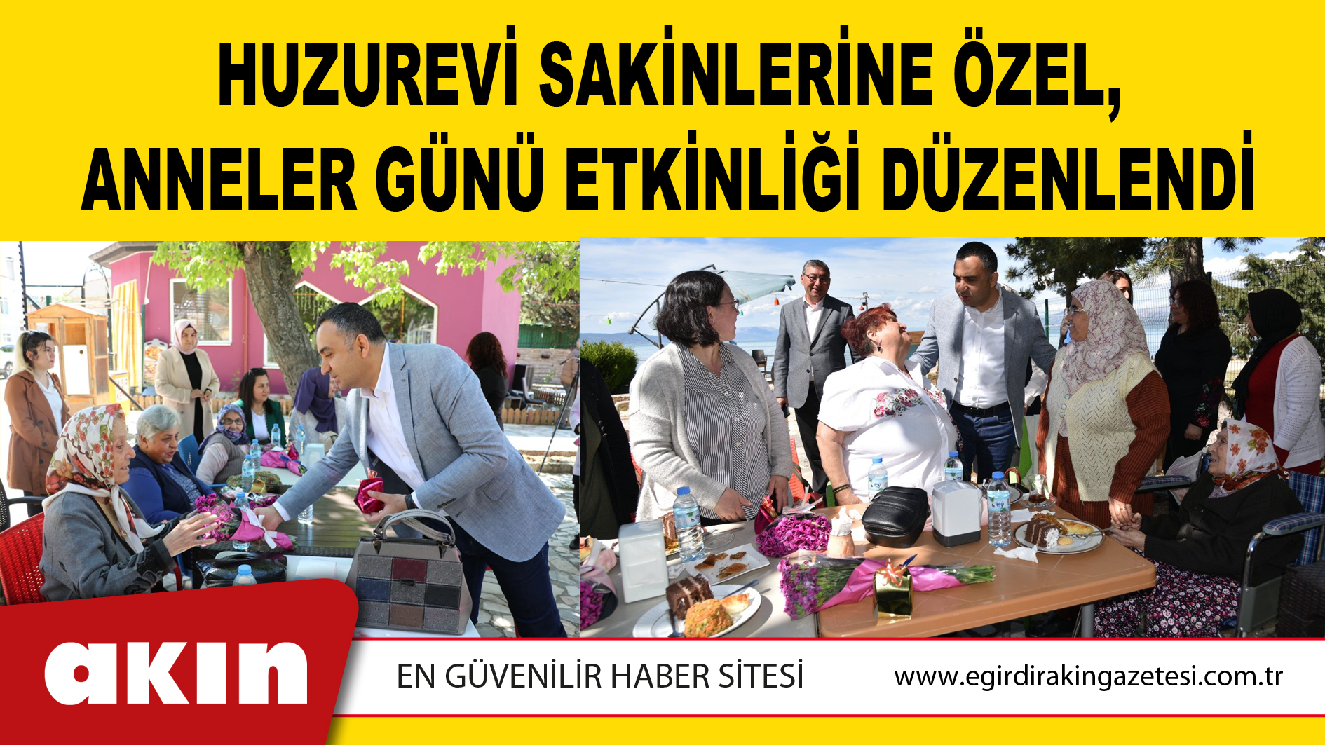 Huzurevi Sakinlerine Özel, Anneler Günü Etkinliği Düzenlendi