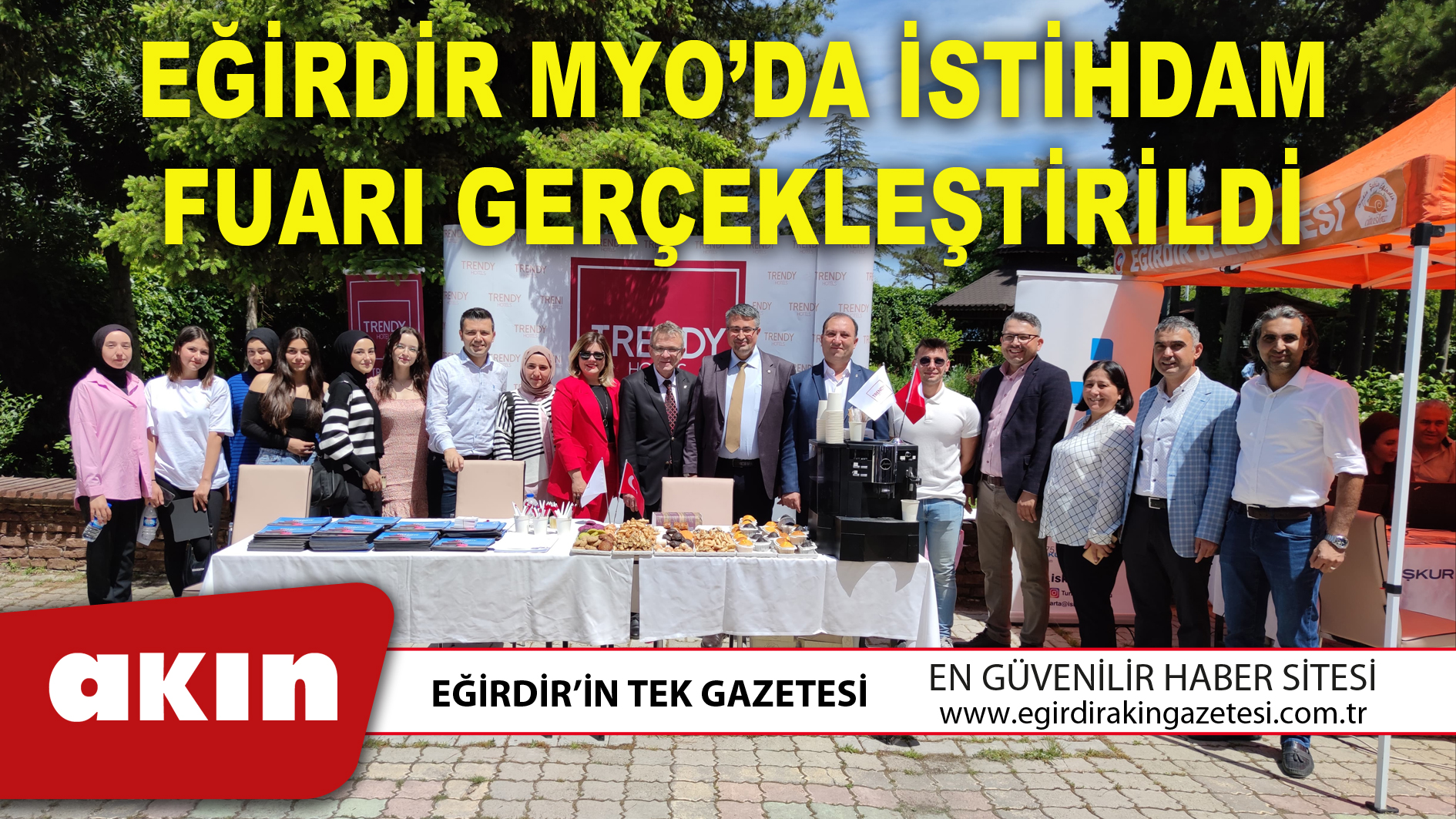 EĞİRDİR MYO’DA İSTİHDAM FUARI GERÇEKLEŞTİRİLDİ