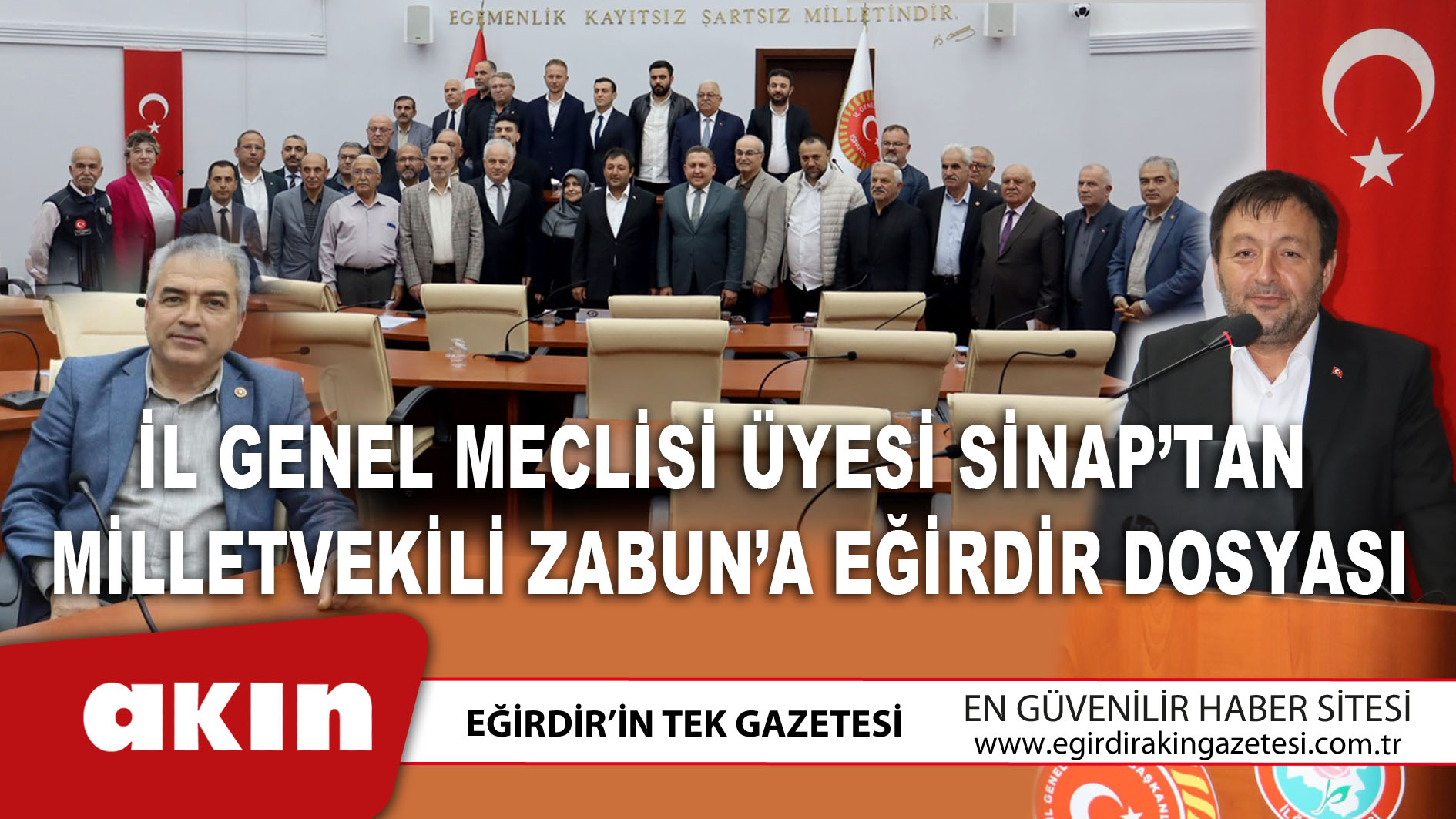 İl Genel Meclisi Üyesi Sinap’tan Milletvekili Zabun’a Eğirdir Dosyası