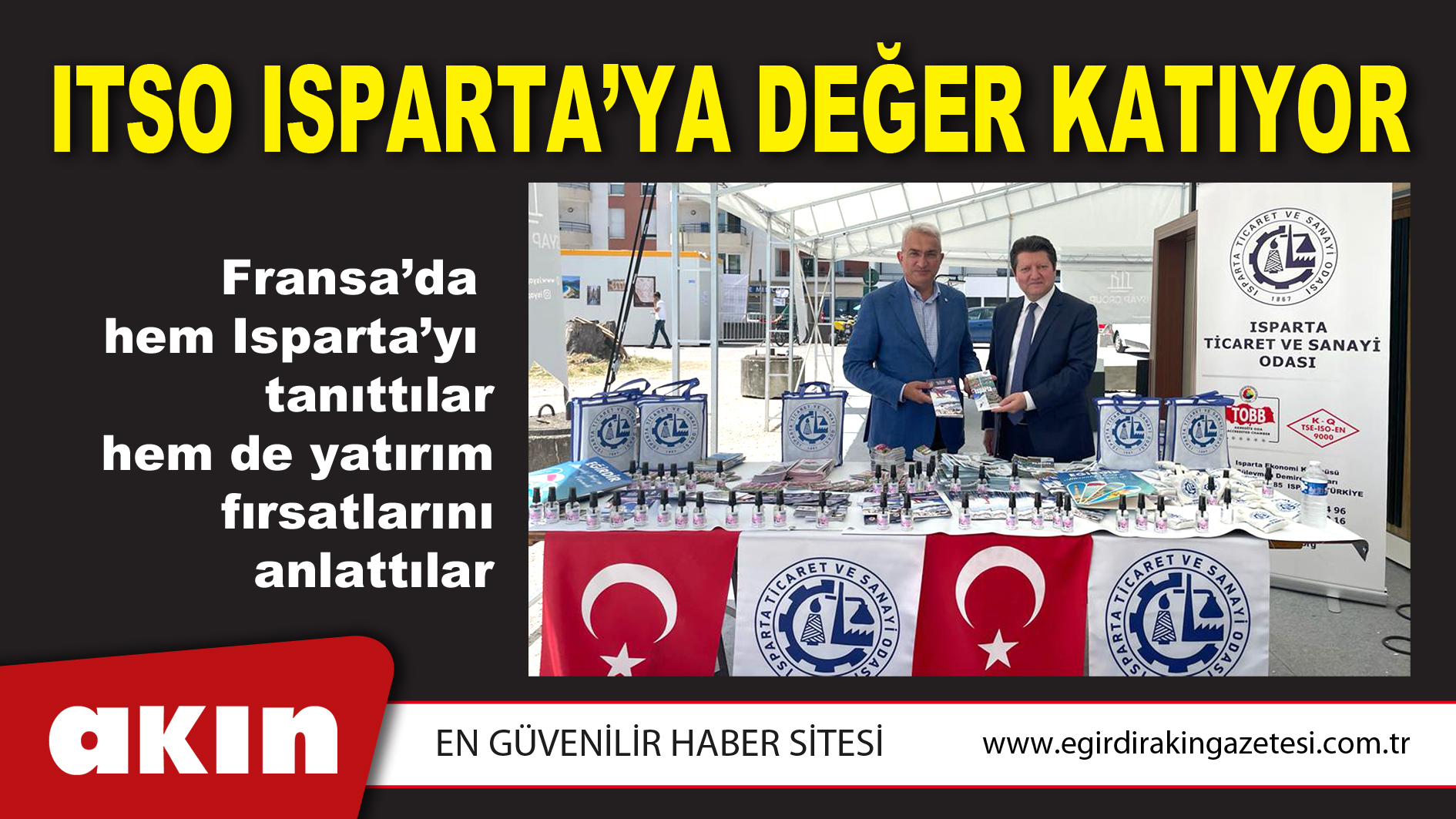 ITSO Isparta’ya Değer Katıyor