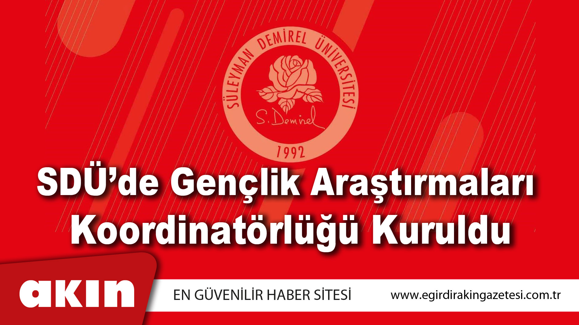 SDÜ’de Gençlik Araştırmaları  Koordinatörlüğü Kuruldu