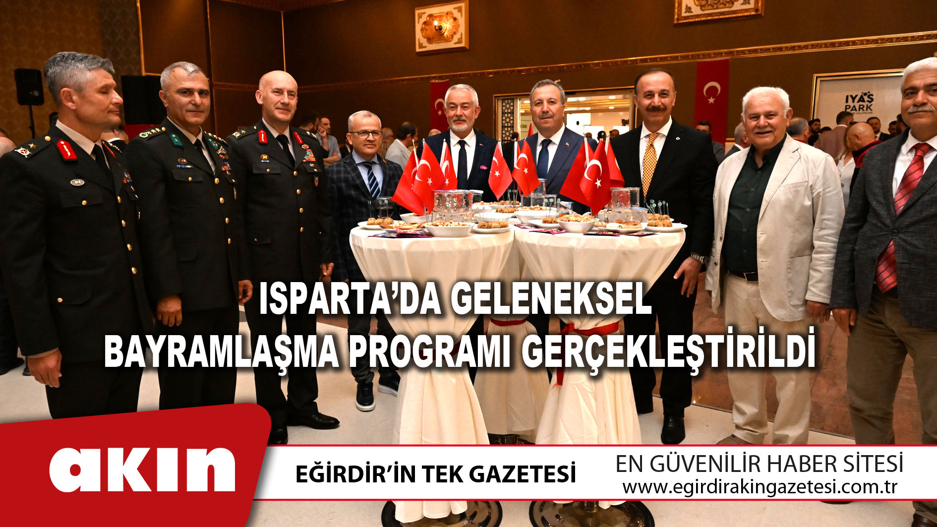 Isparta’da Geleneksel Bayramlaşma Programı Gerçekleştirildi