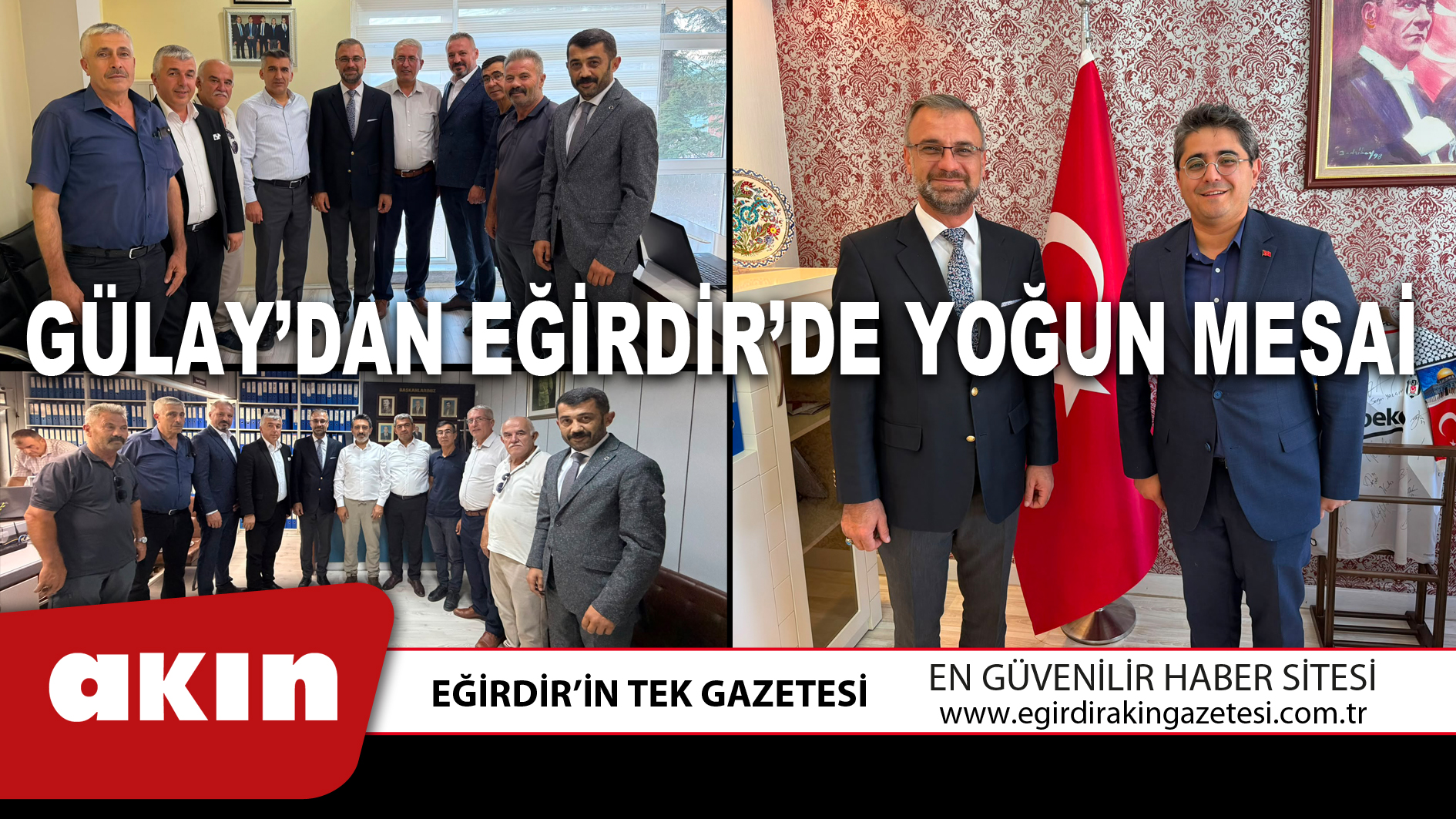 Gülay’dan Eğirdir’de Yoğun Mesai