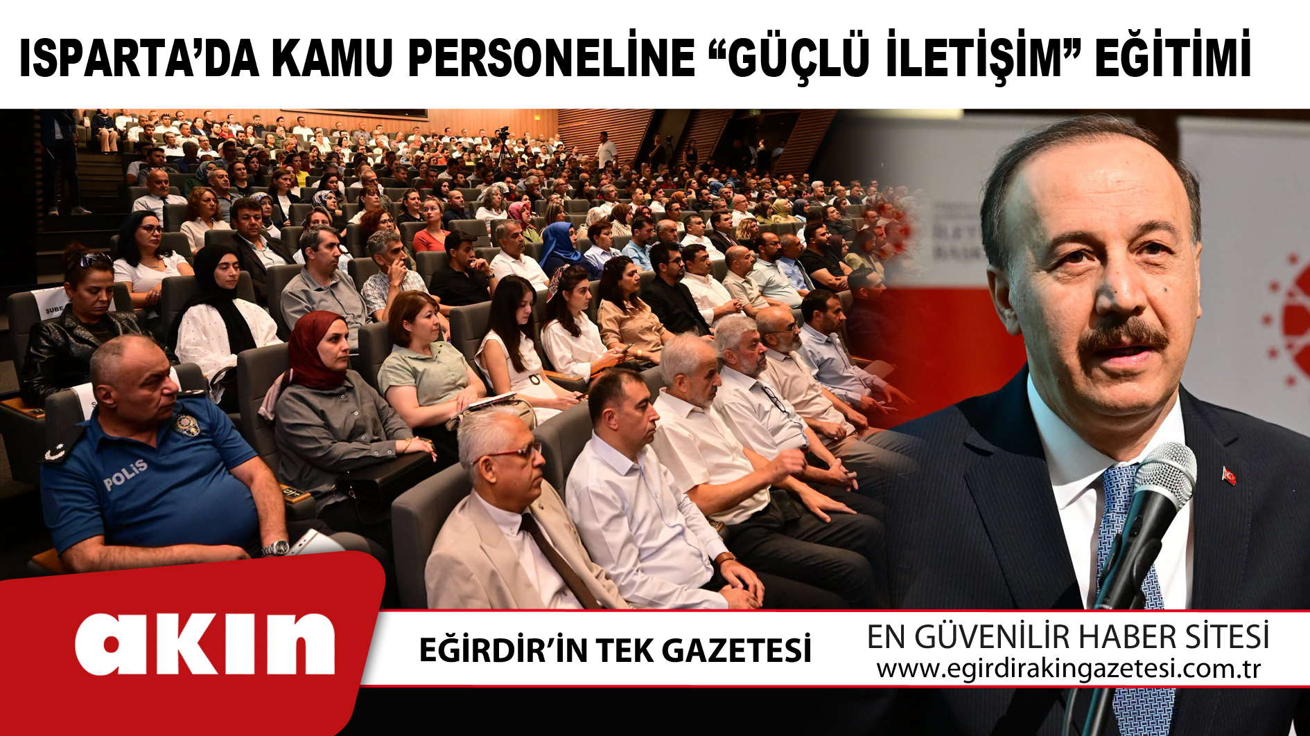 Isparta’da Kamu Personeline “Güçlü İletişim” Eğitimi