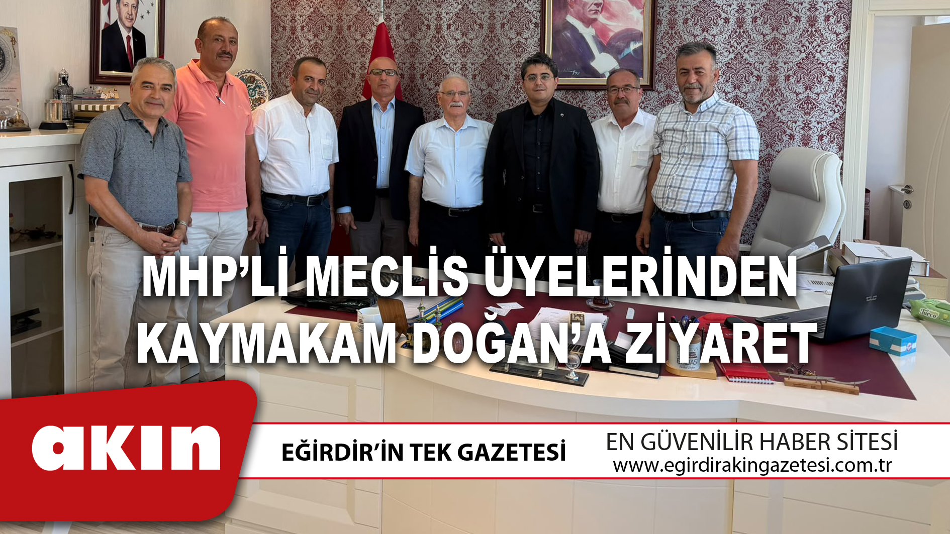 MHP’li Meclis Üyelerinden Kaymakam Doğan’a Ziyaret