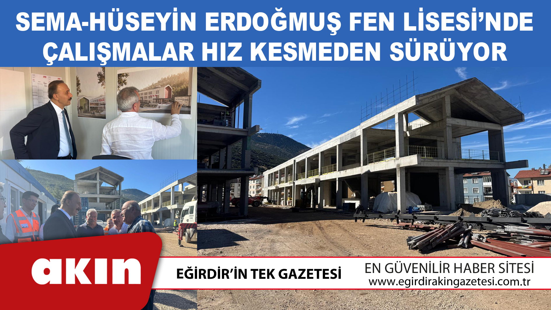 Sema-Hüseyin Erdoğmuş Fen Lisesi’nde Çalışmalar Hız Kesmeden Sürüyor