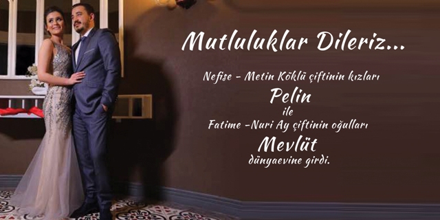 Mutluluklar dileriz...