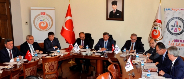 BAKA Yönetim Kurulu Antalya Valiliği'nde Toplandı