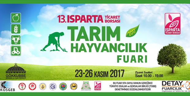 Göller Bölgesi Yayla Şartlarında Tarım ve Hayvancılık Fuarı 23 Kasım'da Açılıyor