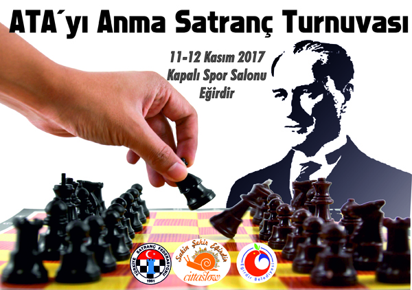 Sakin Şehir Eğirdir?den Ata'yı Anma Satranç Turnuvası