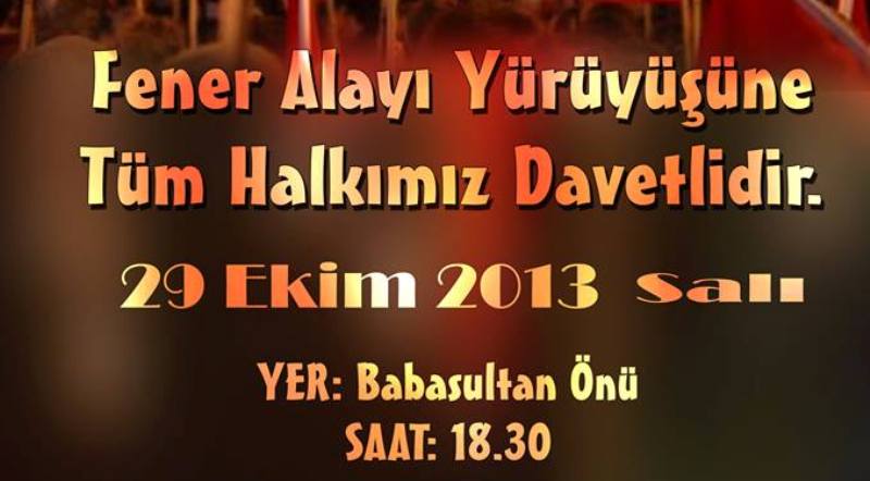 FENER ALAYI'NA DAVET
