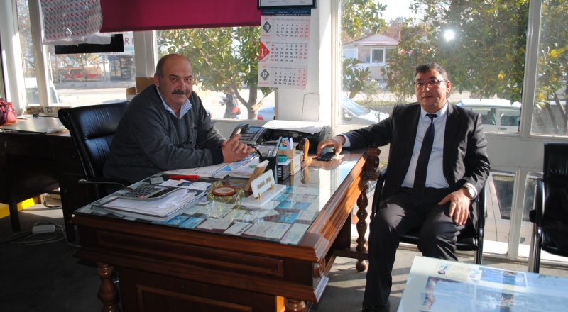 VELİ GÖK GAZETEMİZİ ZİYARET ETTİ