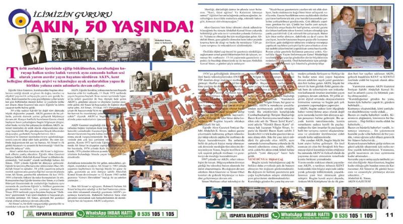 eğirdir,egirdir haber,akın gazetesi