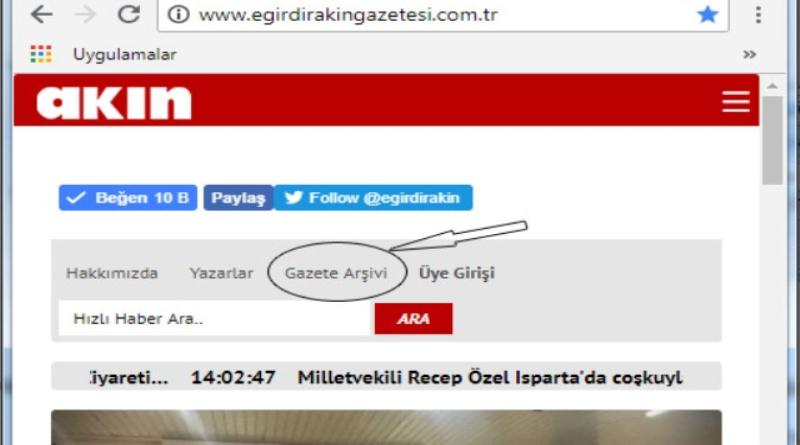 eğirdir,egirdir haber,akın gazetesi