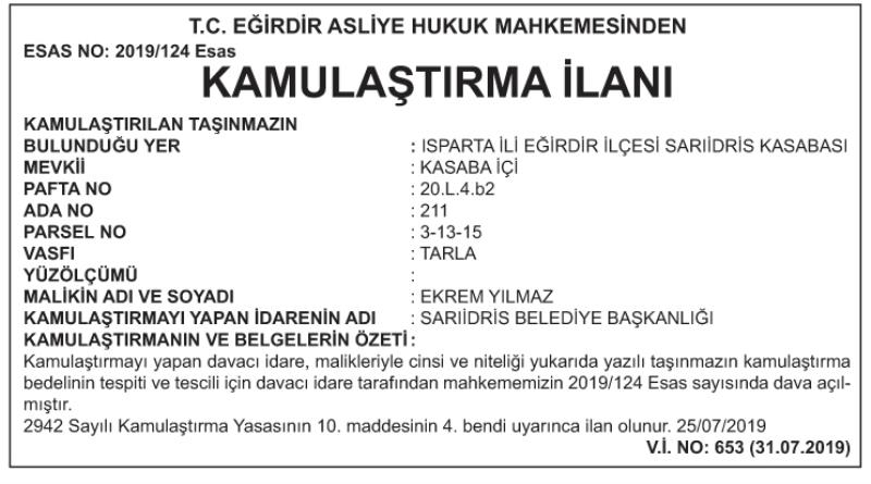 eğirdir,egirdir haber,akın gazetesi
