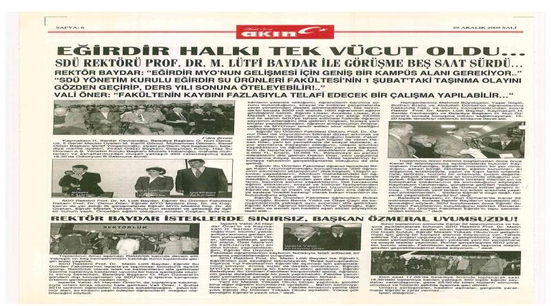 eğirdir,egirdir haber,akın gazetesi