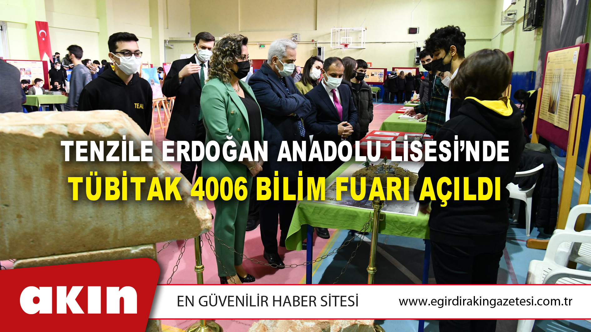 eğirdir haber,akın gazetesi,egirdir haberler,son dakika,Tenzile Erdoğan Anadolu Lisesi’nde Tübitak 4006 Bilim Fuarı Açıldı