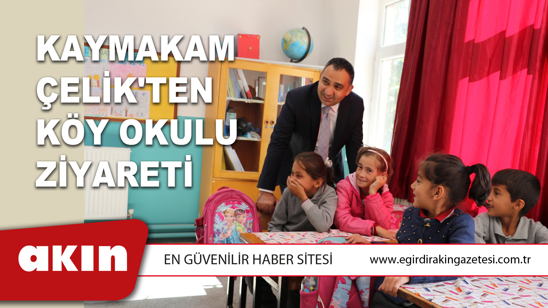 Kaymakam Çelik'ten Köy Okulu Ziyareti