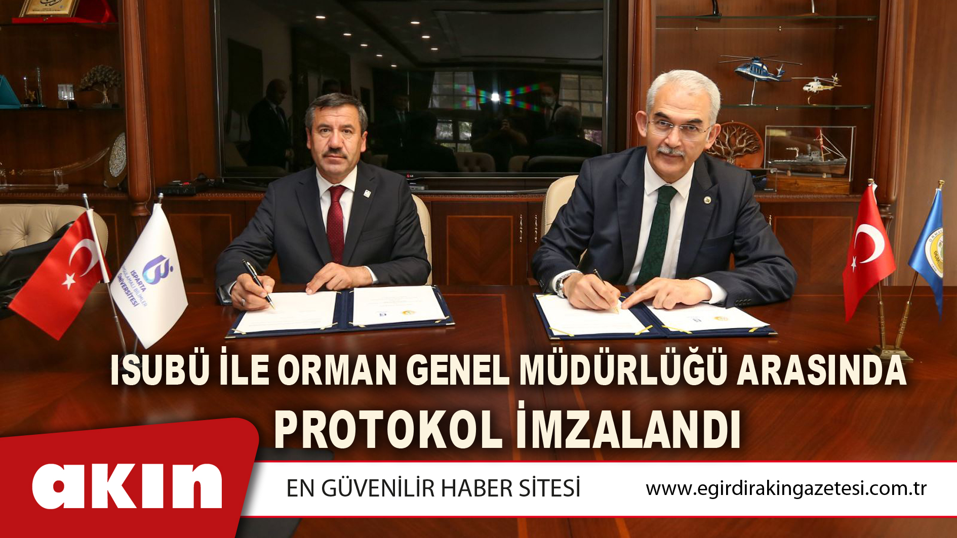 ISUBÜ İle Orman Genel Müdürlüğü Arasında Protokol İmzalandı