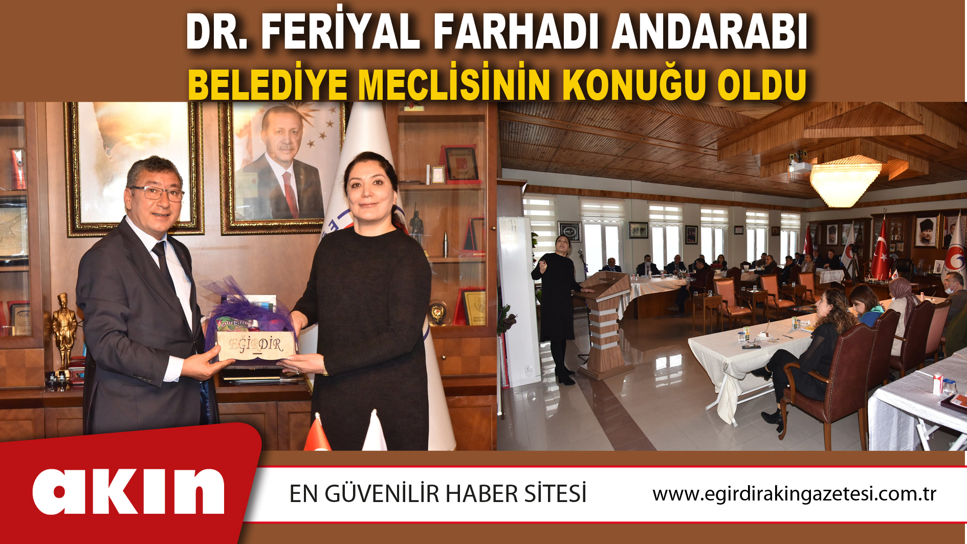 Dr. Feriyal Farhadı Andarabı Belediye Meclisinin Konuğu Oldu