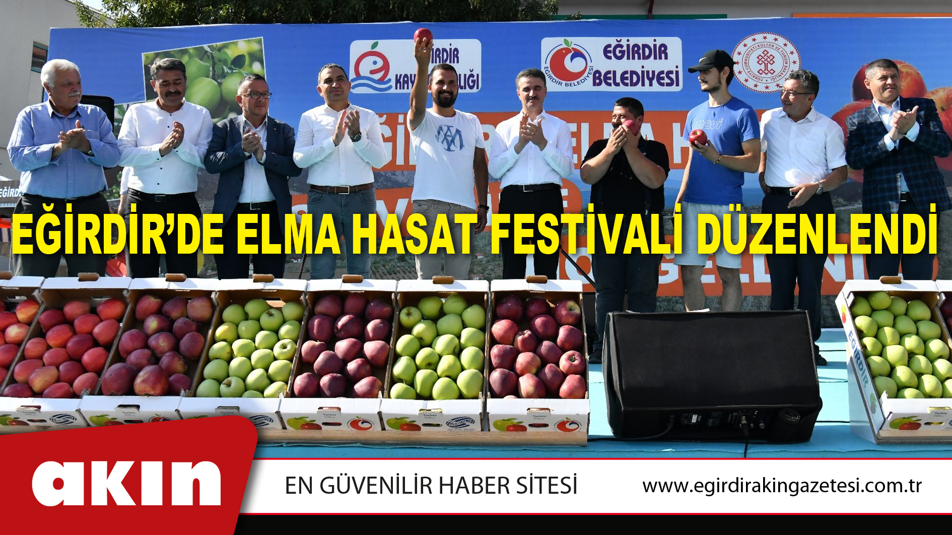 Eğirdir’de Elma Hasat Festivali Düzenlendi