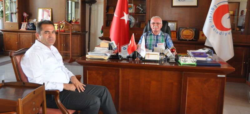 Kaymakam Akdaş'tan, Başkan Şengöl'e nezaket ziyareti