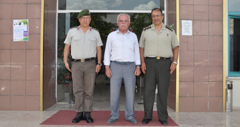 Jandarma Alay Komutanı Albay Cömert'ten, Başkan Şengöl'e ziyaret