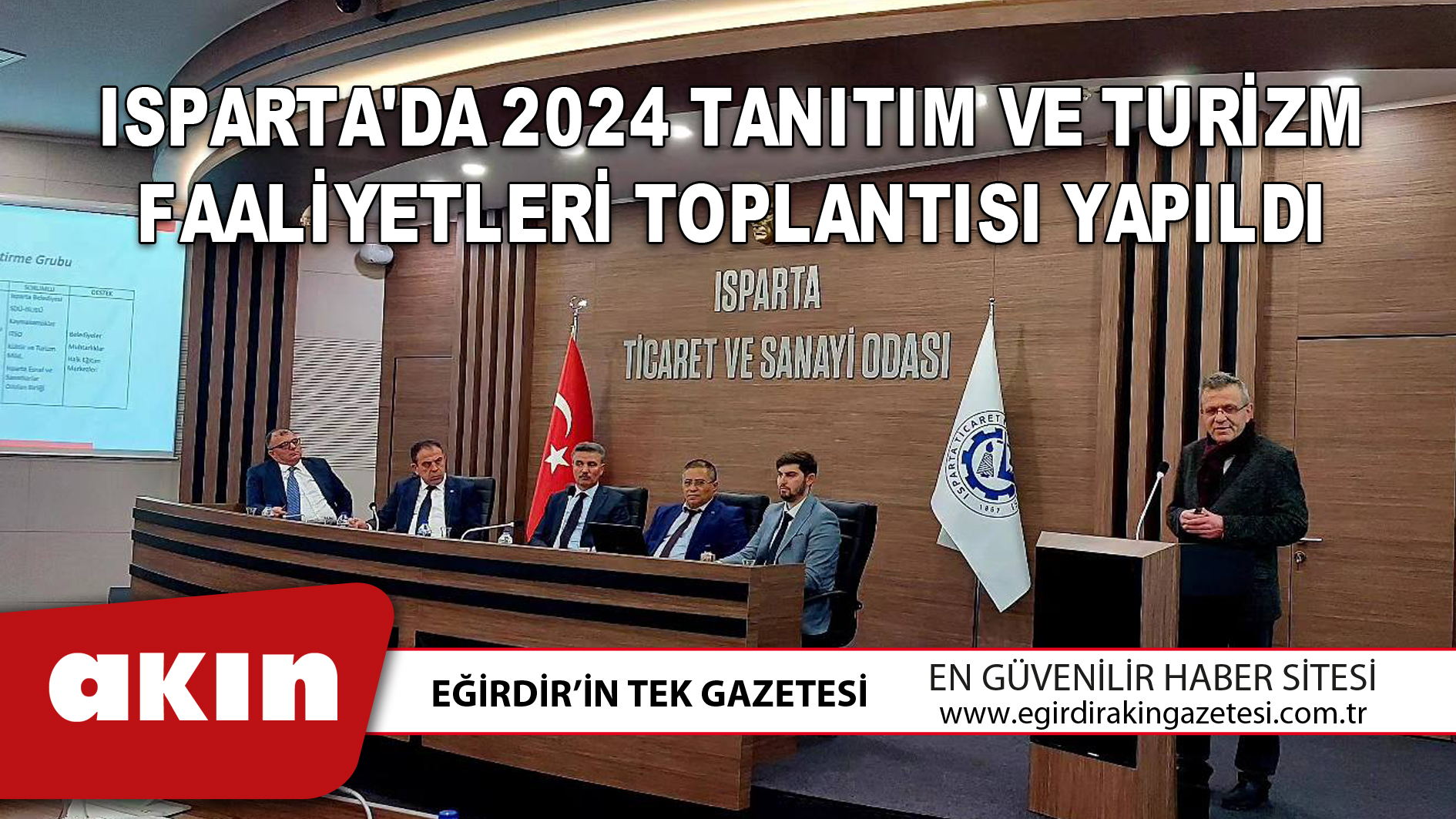Isparta'da 2024 Tanıtım Ve Turizm Faaliyetleri Toplantısı Yapıldı