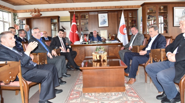 DP Genel Başkanı Gültekin UYSAL Başkan Şengöl'ü Ziyaret Etti